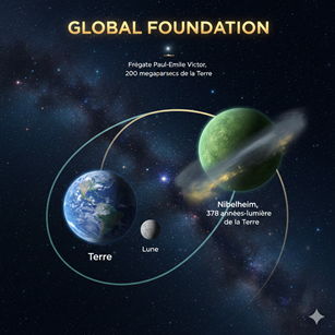 Carte de l’univers de Global Foundation